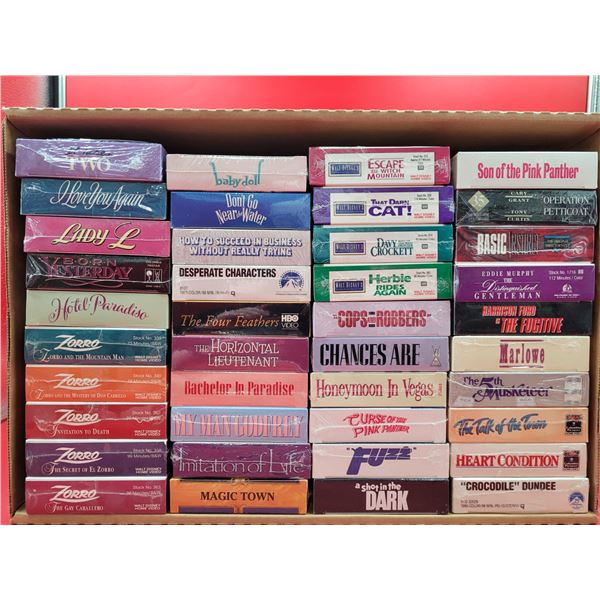 Lot of Sealed VHS - Zorro