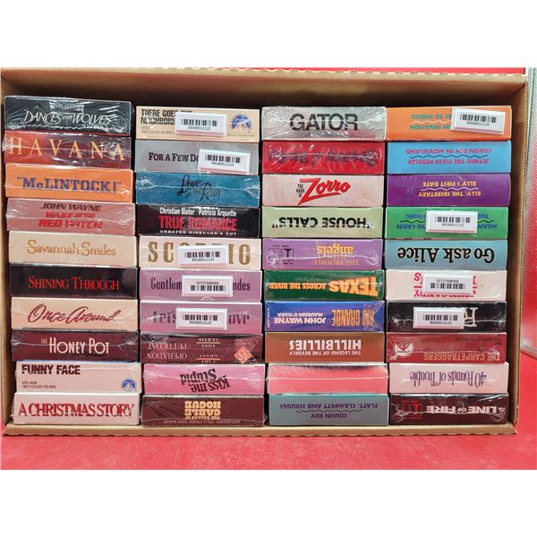 Lot of Sealed VHS