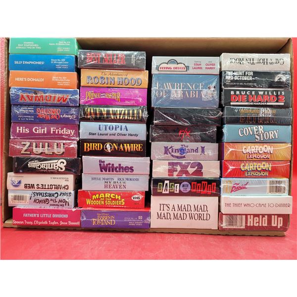 Lot of Sealed VHS