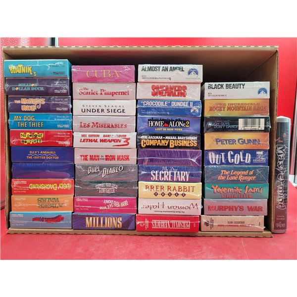 Lot of Sealed VHS