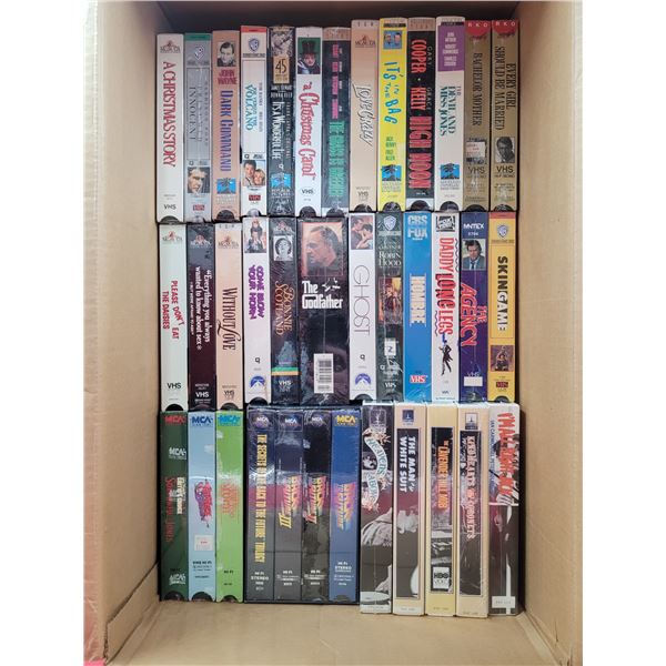 Lot of Sealed VHS - Back to the Future