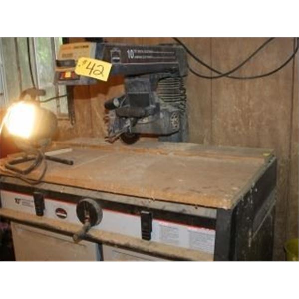 SEARS CRAFTSMAN 10" ELECTRONIC SLIDING SAW