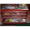 Image 1 : 5 DRAWER TOOL BOX C/W WRENCHES, PUNCHES, PULLERS, PLIERS, SOCKETS
