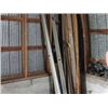 Image 1 : MISC LUMBER IN CORNER, RUNNING BOARDS, PIPE ELBOWS