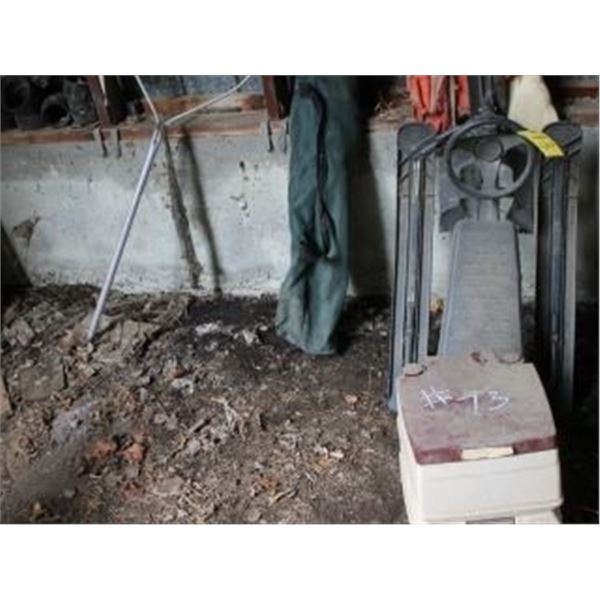 PLASTIC SLED, PORTABLE TOILET