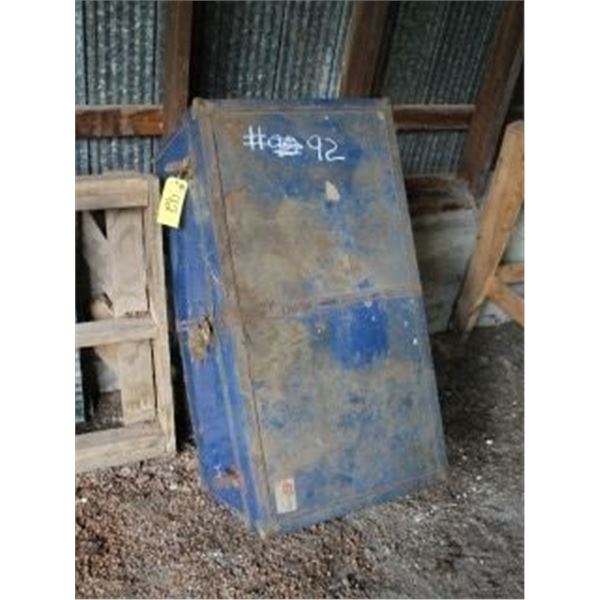 OLD METAL TRUNK