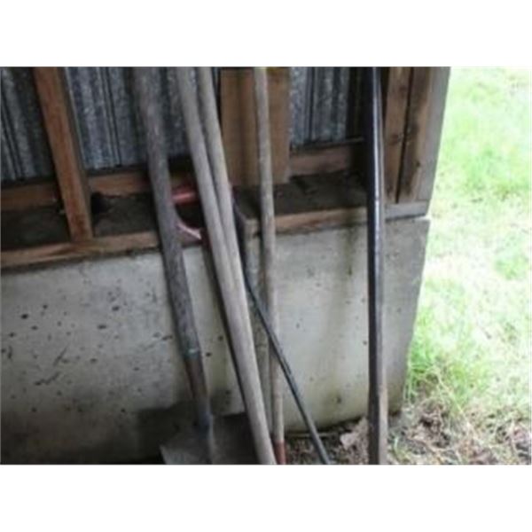 SHOVEL, RAKE, HOE, BAR