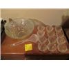 Image 1 : PUNCH BOWL C/W 12 CUPS & LADDLE