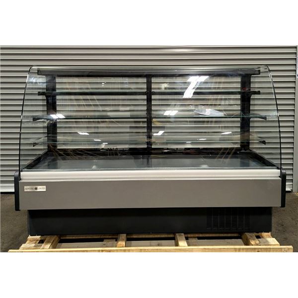 Hydra Kool KBDCG-80SA 78" Curved Glass Refrigerated Bakery Display Case