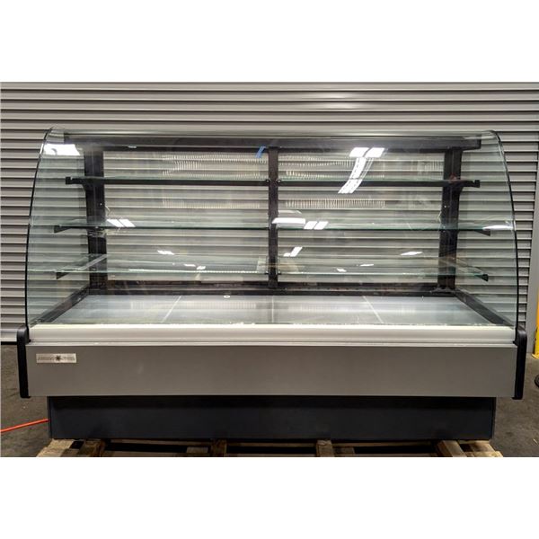 Hydra Kool KBDCG-80DA 78" Curved Glass Bakery Display Case, Non Refrigerated