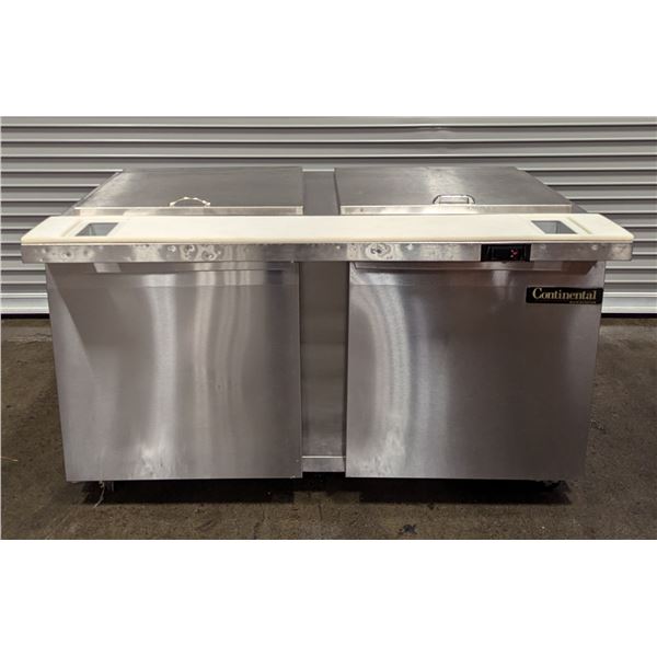 Continental SW60-24M 60" Refrigerated Sandwich/Salad Prep Table