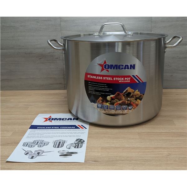40qt Stock Pot, Omcan 80443