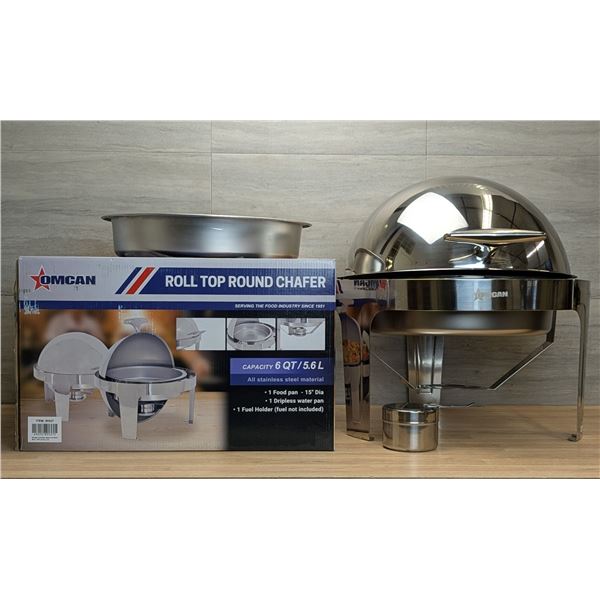 Round Roll Top Chafer, Omcan 80527