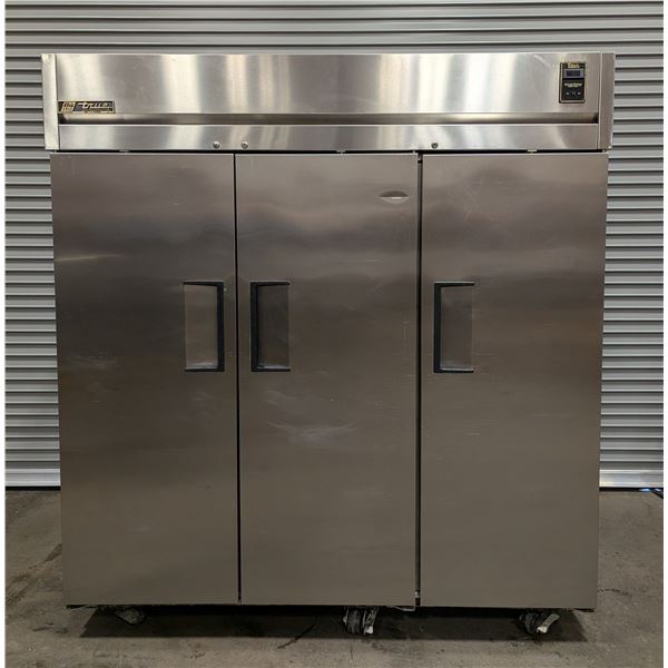 True TG3R-3S 77" Three Door Stainless Cooler