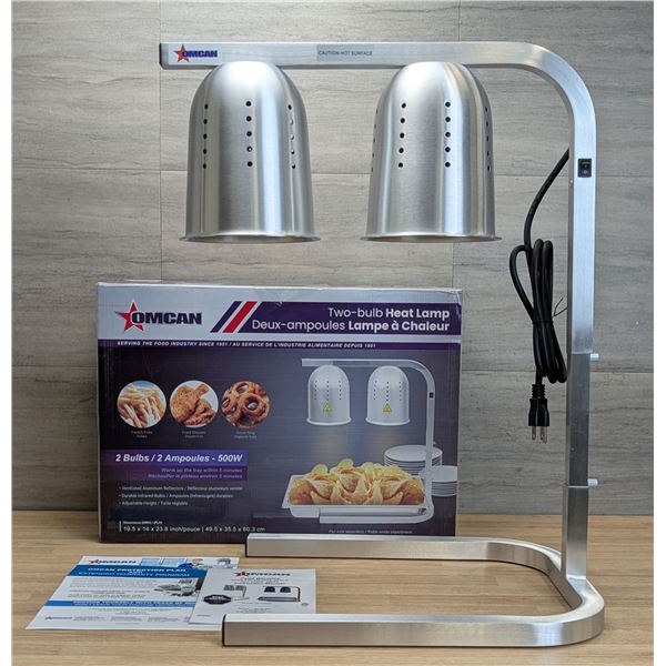 2-Bulb Heat Lamp, Omcan 21637