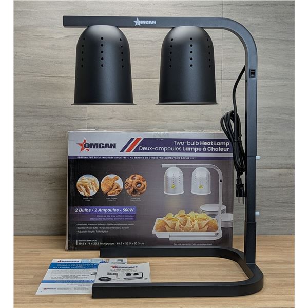 2-Bulb Heat Lamp, Omcan 46572