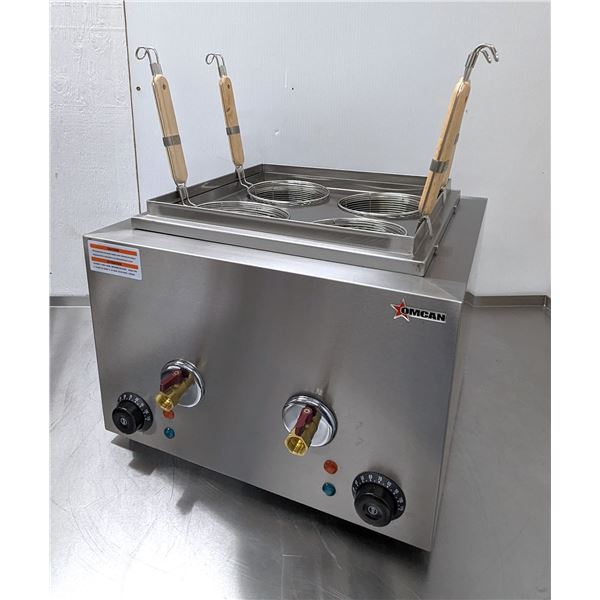 12L (6L x 2) Pasta Cooker, 120V, Omcan 43559