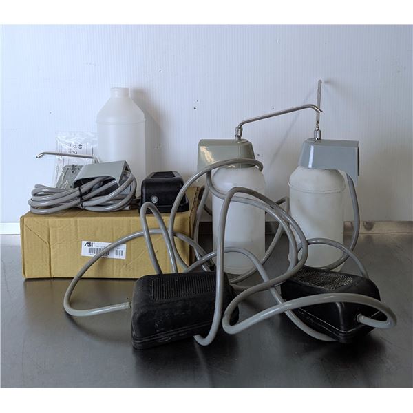 Foot Operated Surface-Moounted Soap Dispensers - Lot of 3