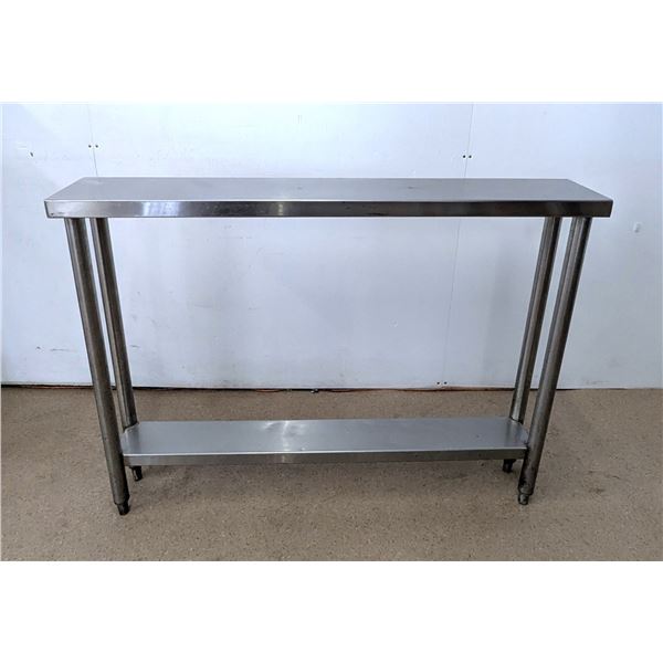 8" x 48" Stainless Steel Work Table