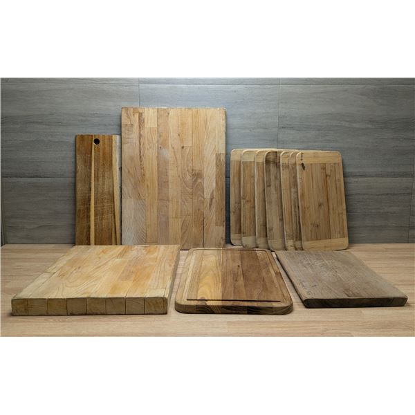 Various Sizes of Rectangular Cutting Boards - Lot of 12pcs