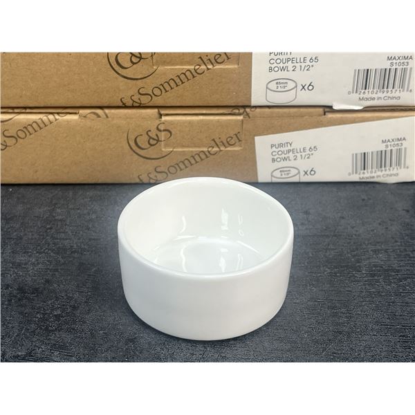 2.5" Purity 2oz Bowls, Chef & Sommelier S1053 - Lot of 24