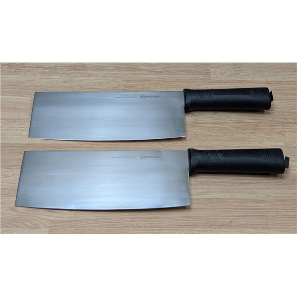 8" Chinese Style Cleavers, Omcan 16816 - Lot of 2