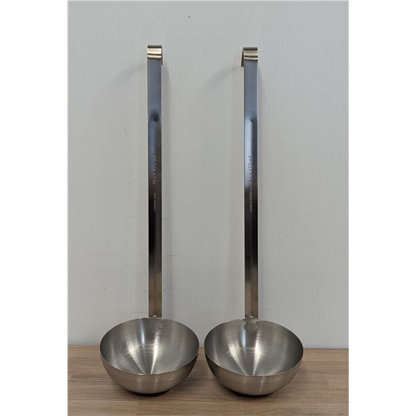 16oz Two-Piece Ladles, Omcan 80413 - Lot of 2