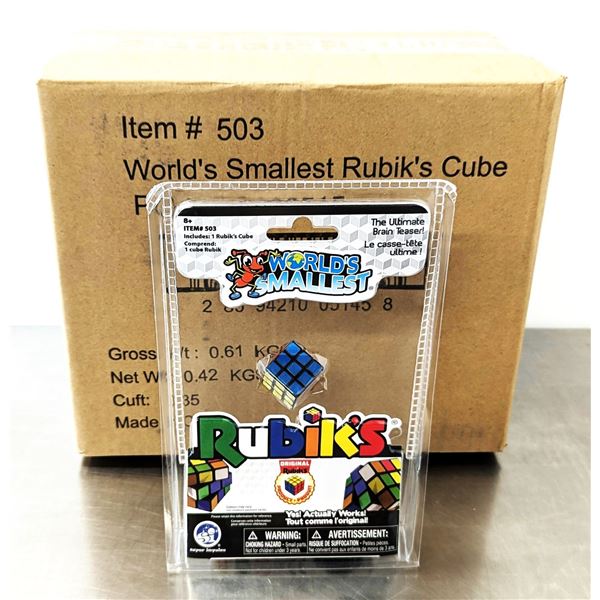 World's Smallest Rubik's Cube - Lot of 12 (1 Box)