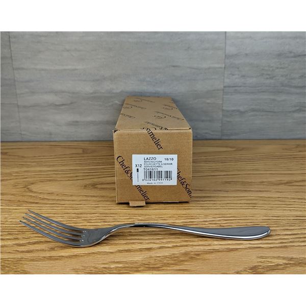 Chef & Sommelier "Lazzo" Serving Forks, T041611 - Lot of 12