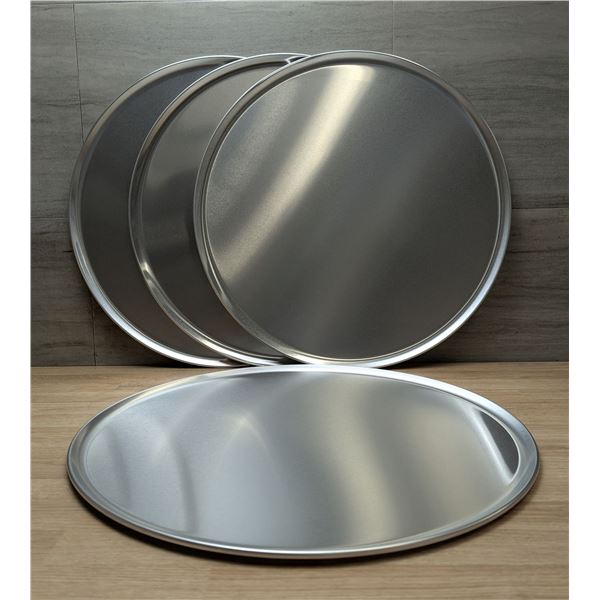 18" Solid Pizza Pan, Omcan 20224 - Lot of 4