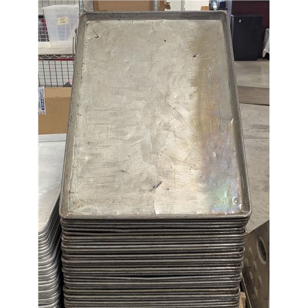 Full Size Bun Pan Sheets - Lot of 15