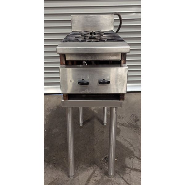13" Natural Gas 2 Burner Stock Pot Range
