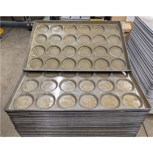 EKCO Hamburger Bun Pans - Lot of 24