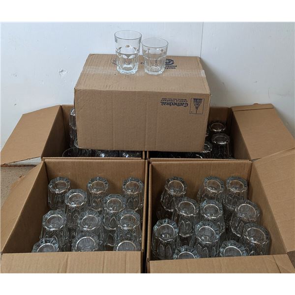 Assorted Water Glasses - Lot of Approx. 130pcs