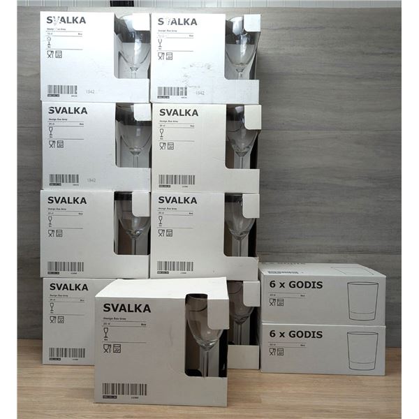 8oz Wine & Drinking Glasses - Lot of Approx. 60pcs