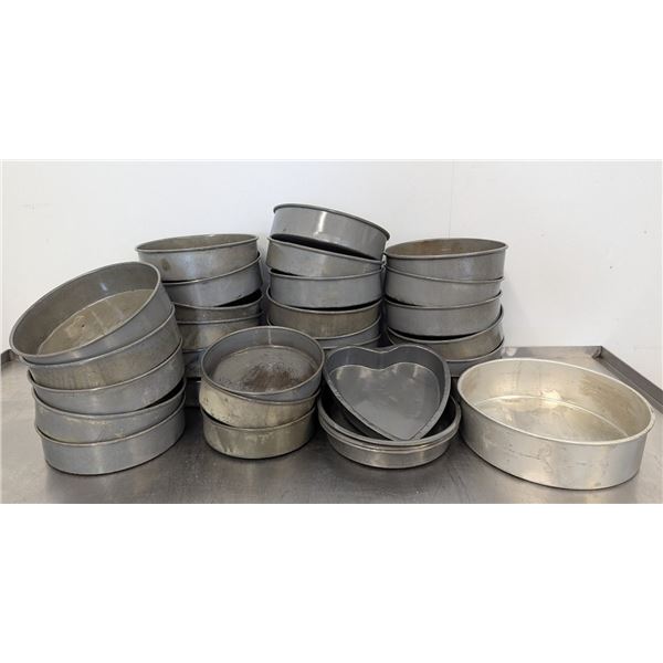 Assorted Baking/Cake Pans - Lot of Approx. 30pcs
