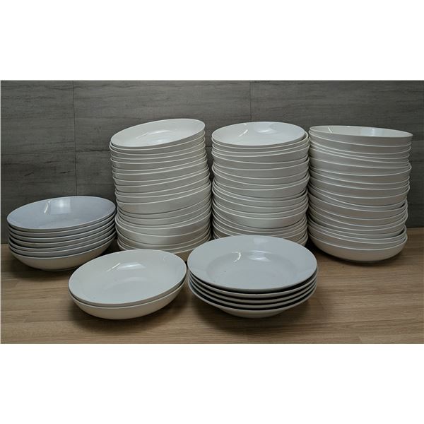 8.5" & 9" White Bowls - Lot of Approx. 70pcs