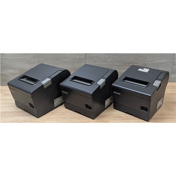 Epson TM-T88V Printers - Lot of 3