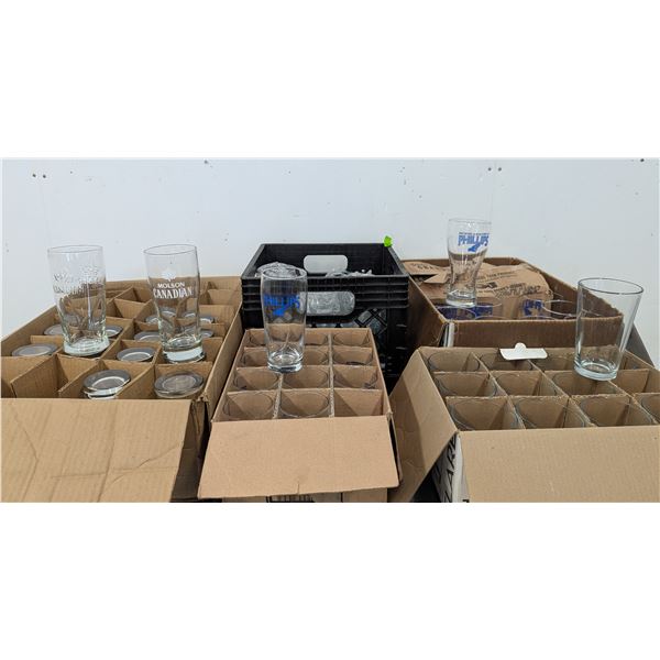 Assorted Beer Glasses - Lot of Approx. 60pcs