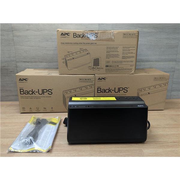 APC Back-Ups 600 Charging Ports - Lot of 3 (3 Cases) | Ft1/KH5