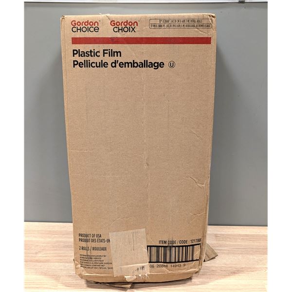 Gordon Choice Plastic Film - Lot of 2 Rolls (1 Case)