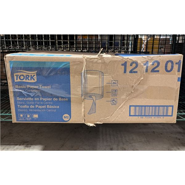 Tork 121201 Basic Centerfeed Paper Towel White