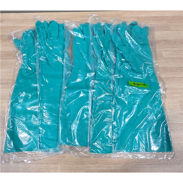 Blue Cleaning Gloves - Lot of 5pairs