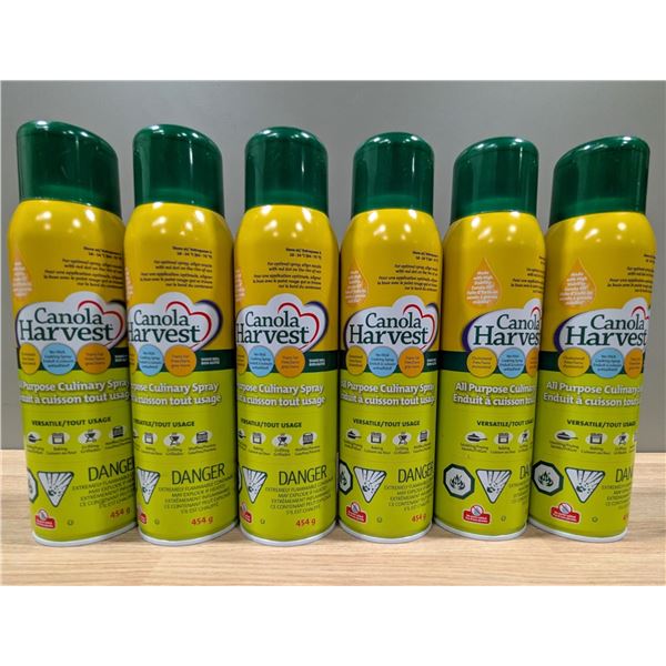 Canola Harvest All Purpose Culinary Spray, 454g - Lot of 6