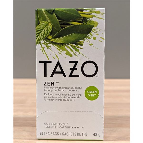 Tazo Zen Tea, 43g - Lot of 120 (1 Case)