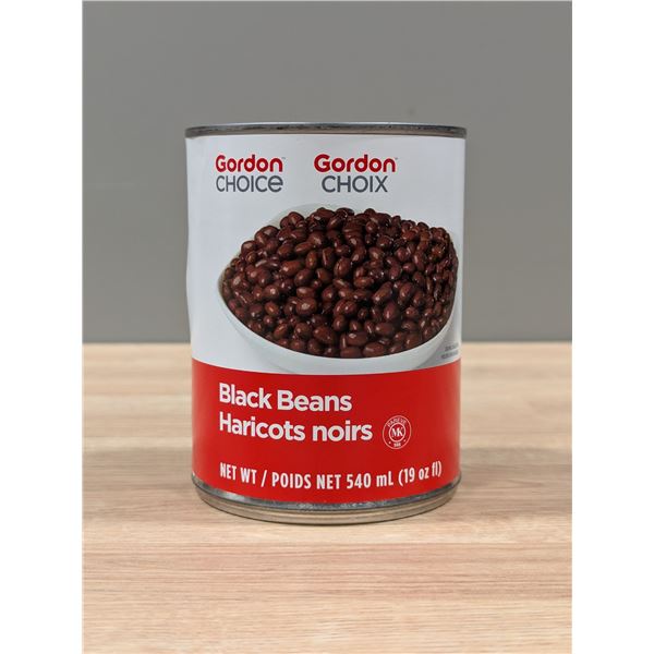 Gordon Choice Black Beans540ml - Lot of 23