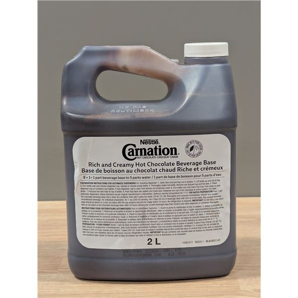 Nestle Carnation Rich & Creamy Hot Chocolate Beverate Base 2L - Lot of 3