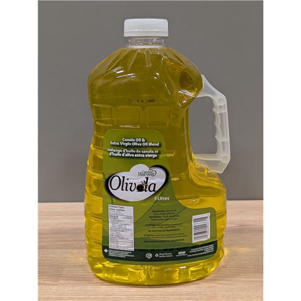 Canola Harvest Canola Oil & Extra Virgin Olive Oil Blend 3L - Lot of 3