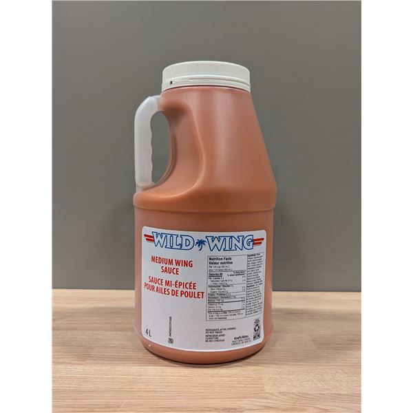 Wild Wing Medium Wing Sauce 4L - Lot of 2