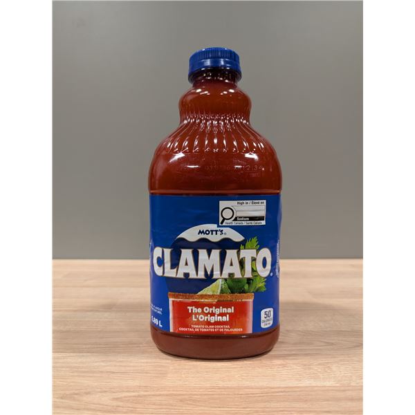 Clamato The original 1.89L - Lot of 6